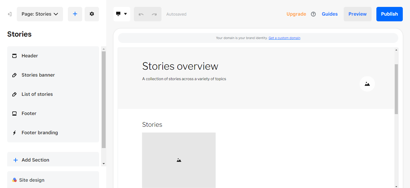 Stories Overview